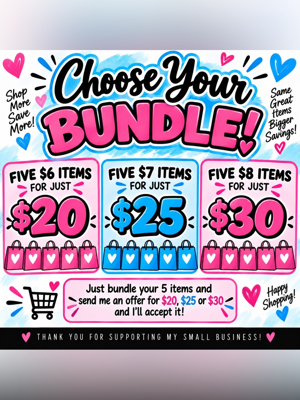 BUNDLE AND SAVE!!